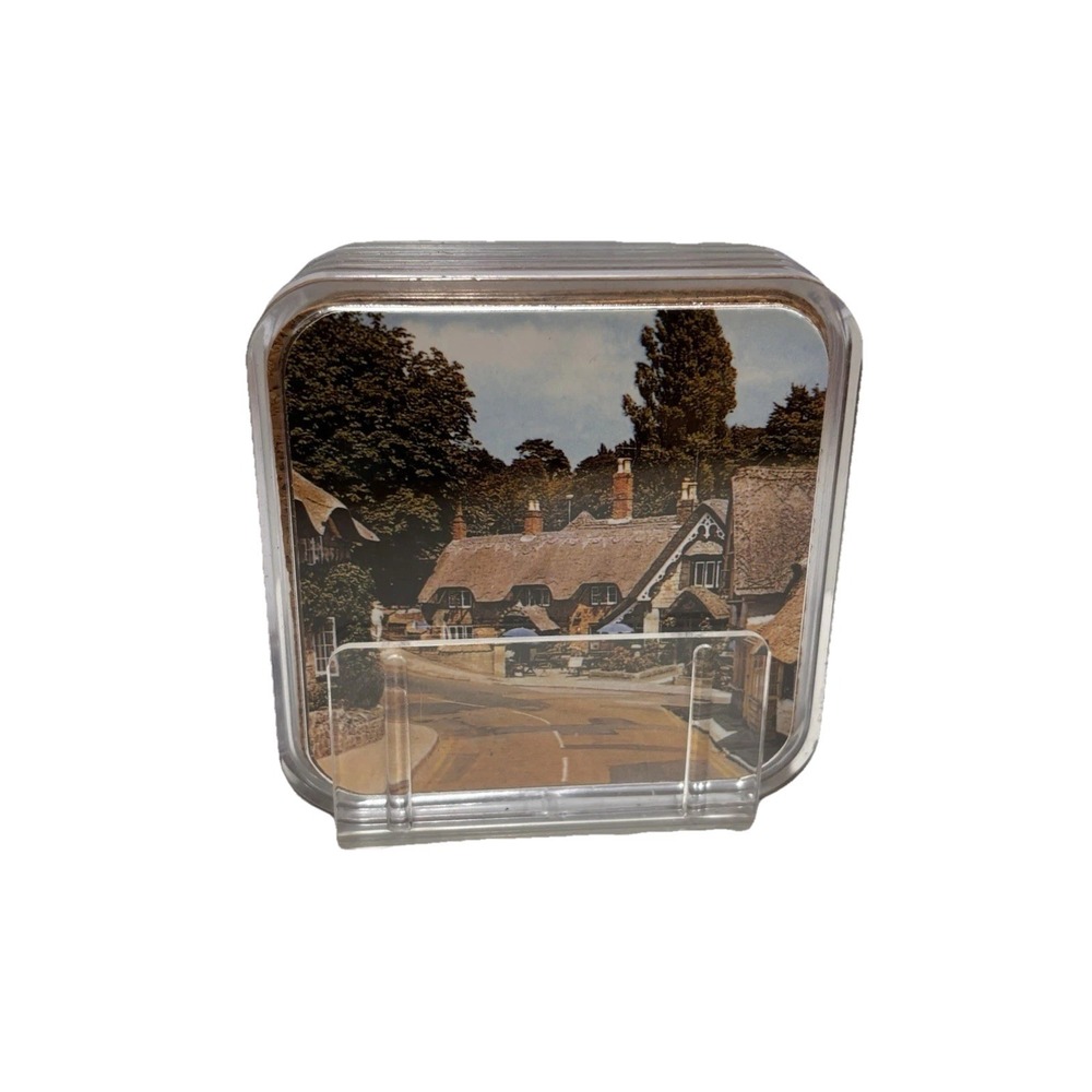 Isle of Wight England Drink Coasters Set of 6 acrylic‎ cork back landmarks pics - Picture 2 of 13